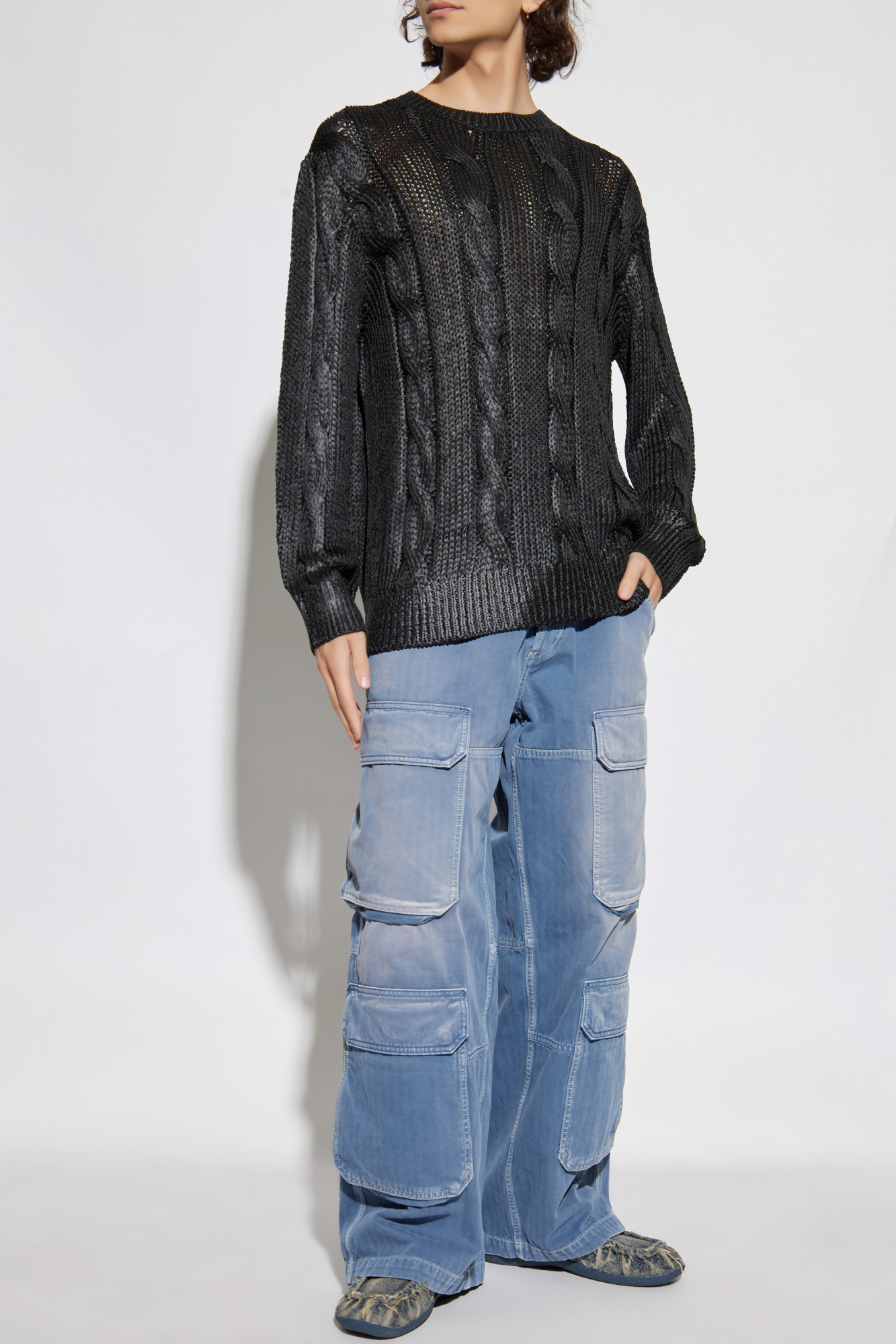 DIESEL 23FW show Peace モヘアニット